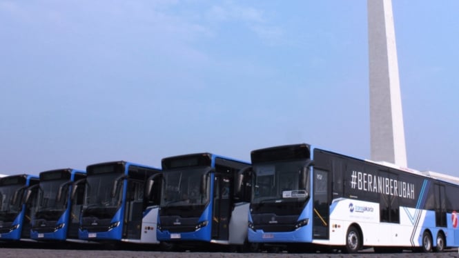 TransJakarta Uji Coba Rute-rute Baru di Luar Wilayah Jakarta