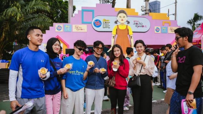 Parade Unik Meriahkan Peluncuran Squid Game Season 2