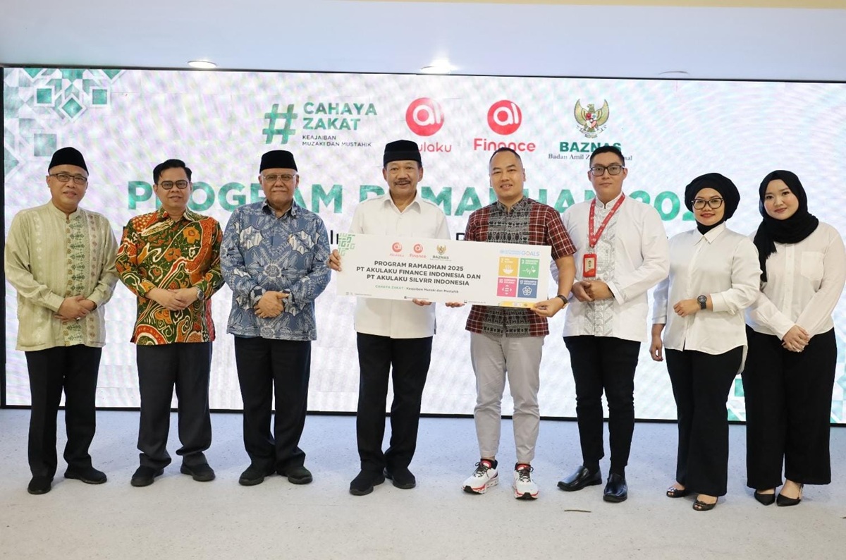Komitmen Sejahterakan Mustahik, PT Akulaku Finance Indonesia dan PT Akulaku Silvrr Indonesia Serahkan Infak Perusahaan melalui BAZNAS RI