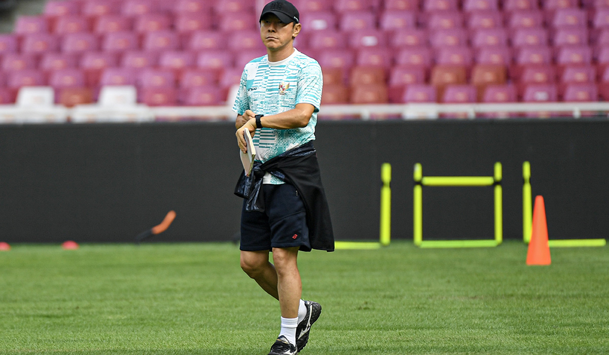 Nama Shin Tae-yong Diteriakkan di Stadion Sydney