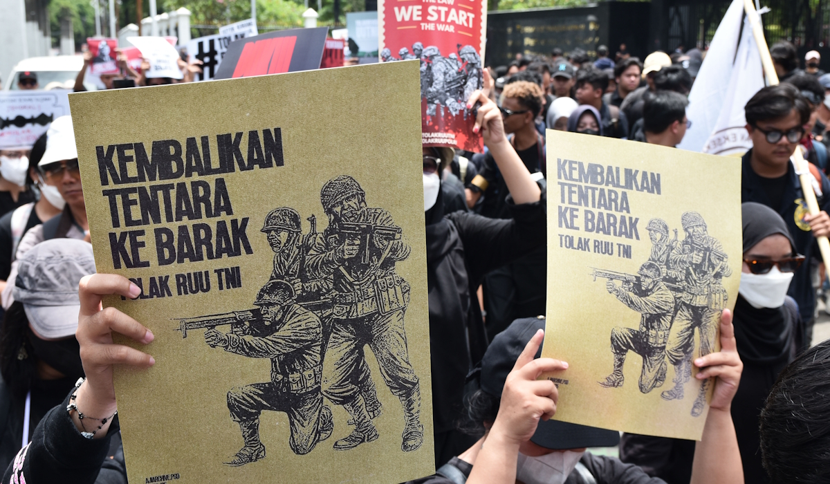 Amnesty Soroti Aksi Kekerasan yang Liputi Unjuk Rasa Tolak Pengesahan RUU TNI