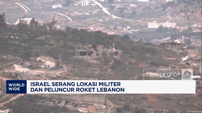 Israel Serang Lokasi Militer dan Peluncur Roket Lebanon
