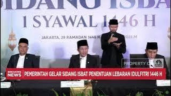 Sah! Hari Raya Idulfitri 1446H Jatuh Pada Senin, 31 Maret 2025