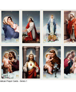 Vatican Prayer Cards Series 1